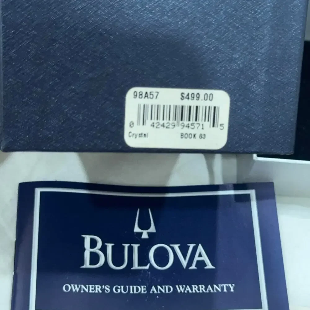 Bulova 96l78 womens crystal stainless